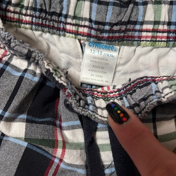 GYMBOREE 6 pc set boy tops shorts overalls socks 12-24 months - Picture 13 of 16